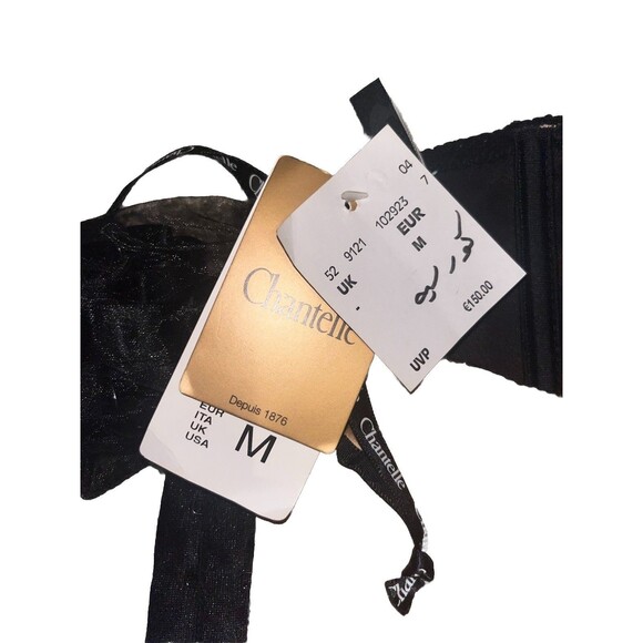 Chantelle Floral-Lace Soft Gold Corset Bustier Iv 36C Shape Wear Lingerie NWT - Picture 7 of 10